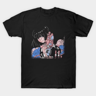 Anime Girl with Water Gun T-Shirt